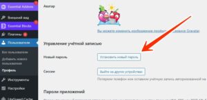 wp смена пароля 1
