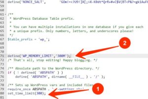 файл config.php редактируем